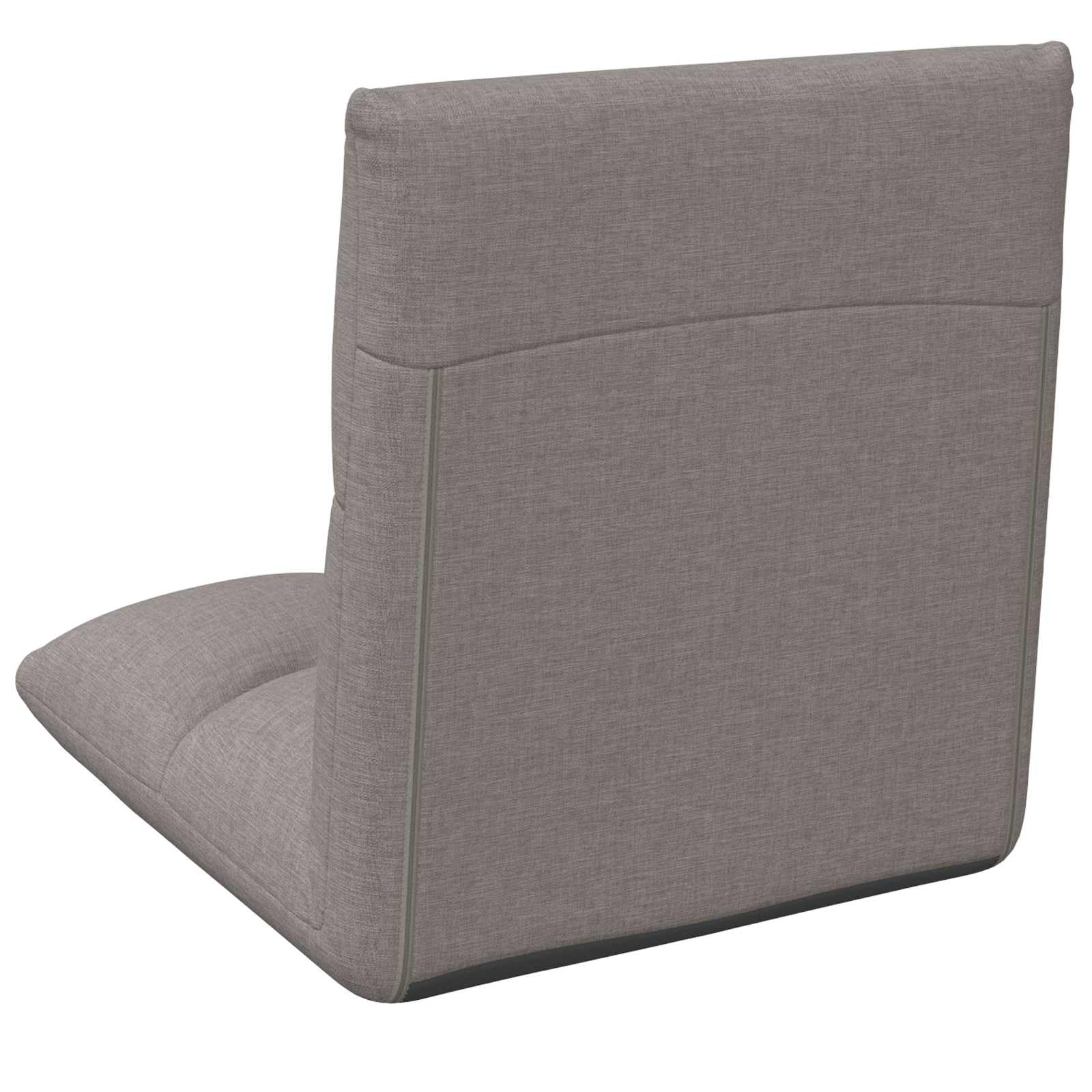 Regulowane krzesło podłogowe, kolor taupe, 55 x 61 x 57 cm
