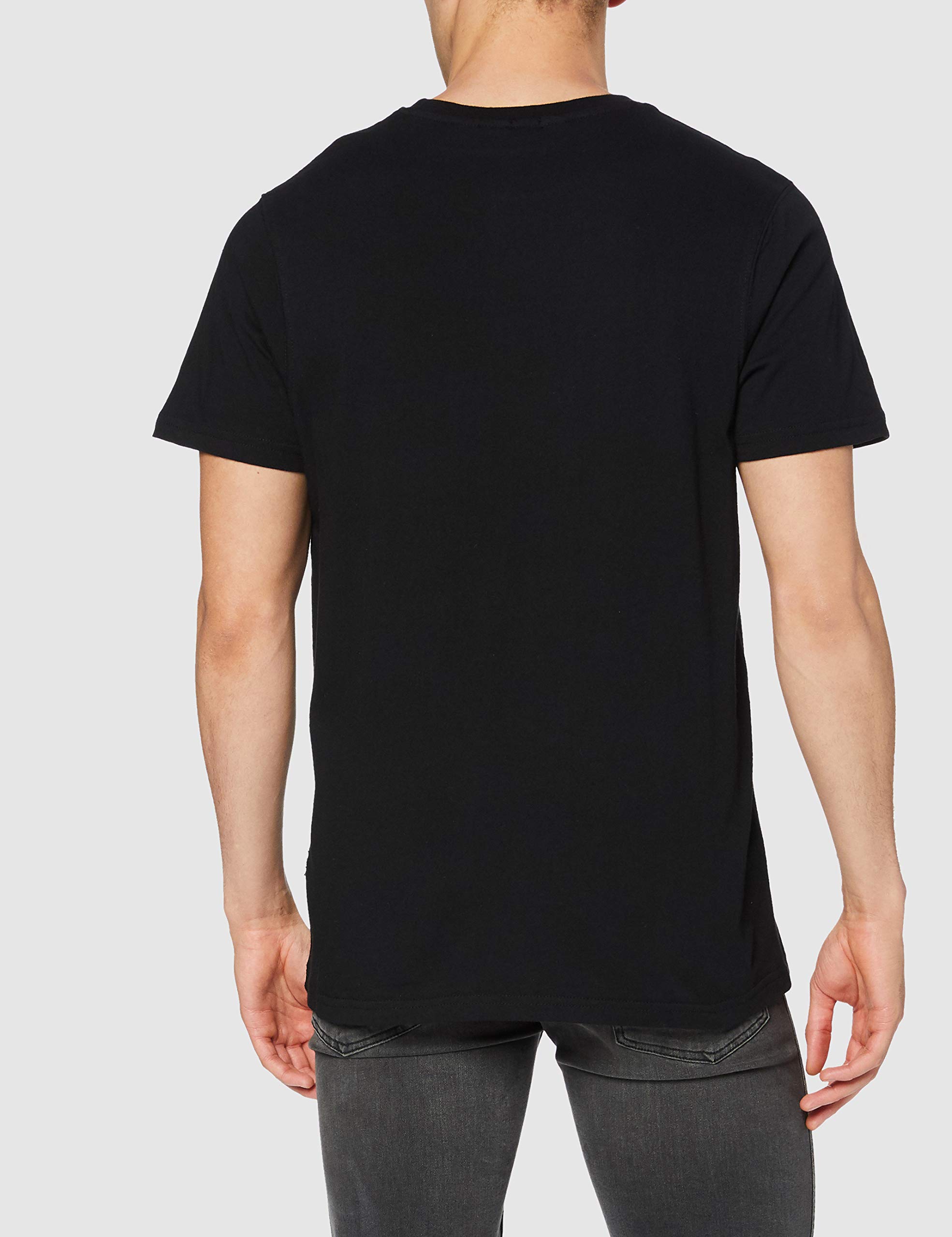 Lonsdale Men's Slim Fit Classic T-Shirt - Black, XX-Large, XXL - Image 4