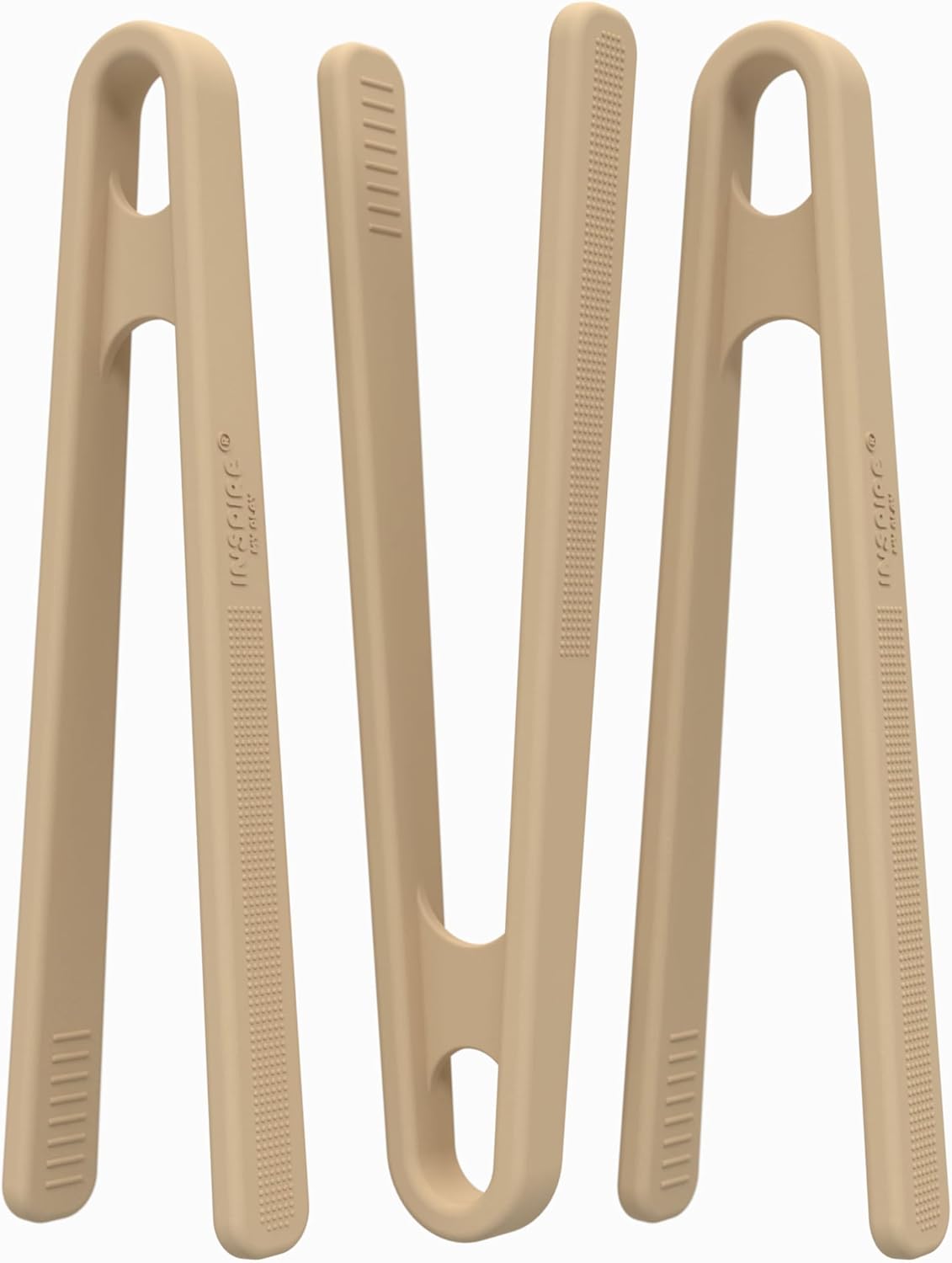 Inspire My Play 3 x Natural Silicone Mini Tongs for Kids – Kids Tweezers for Fine Motor – Small Toddler Tongs – Preschool Kid Tongs – Child Sensory Toys and Accessories