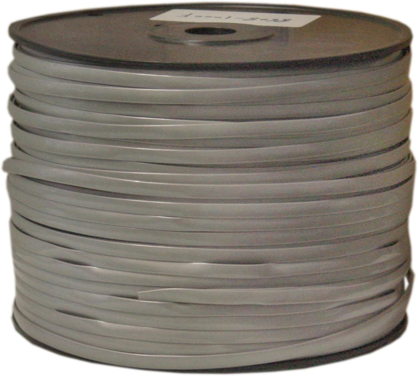 1000 feet Bulk Telephone Cord, Silver Satin, 28/8 (28 AWG 8