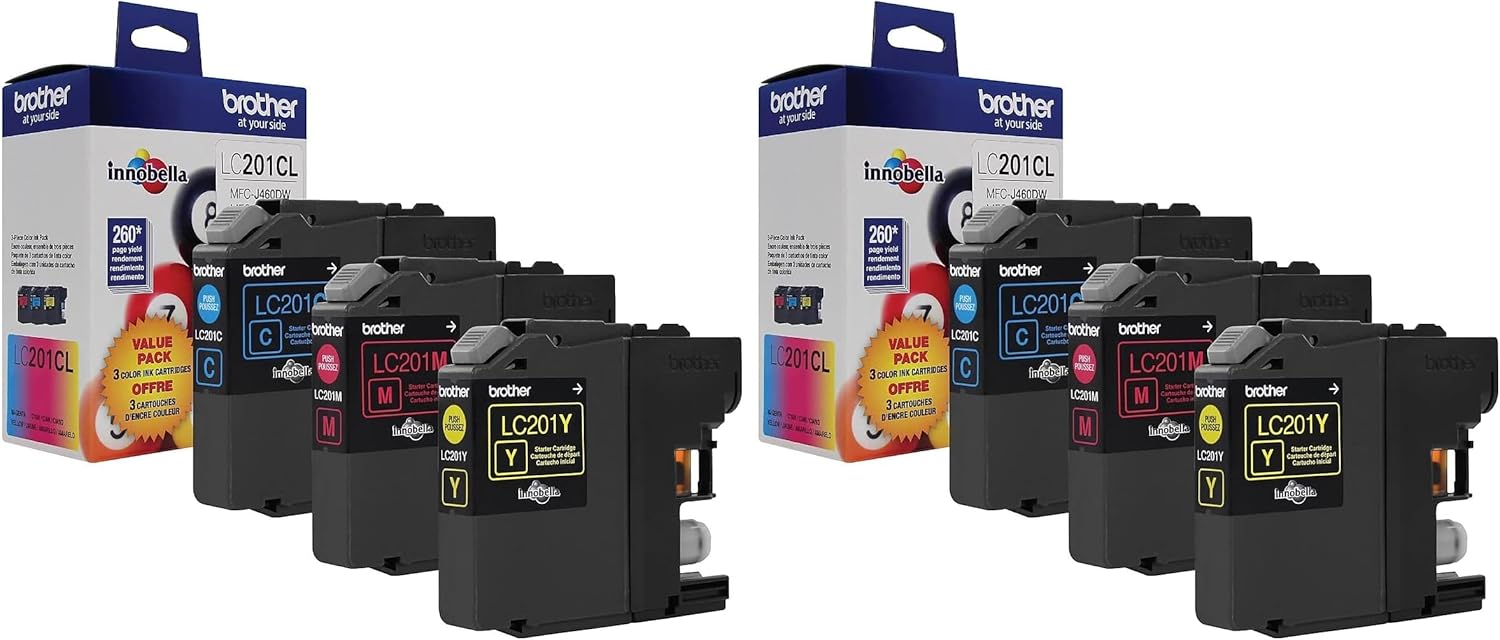 Brother LC2013PKS C/M/Y - Ink,Multi,LC2013PKS C/M/Y,(Pack of 6)