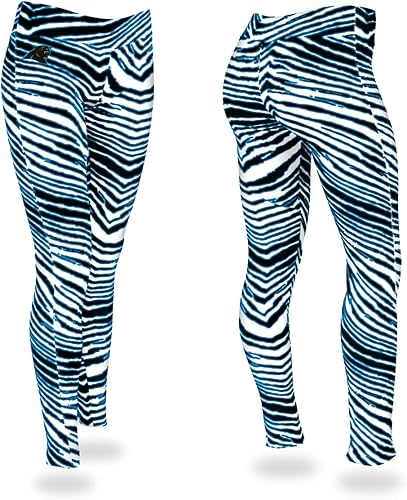 Miniatura 4 de Zubaz Leggings con estampado de cebra con licencia oficial de la NFL, color del equipo
