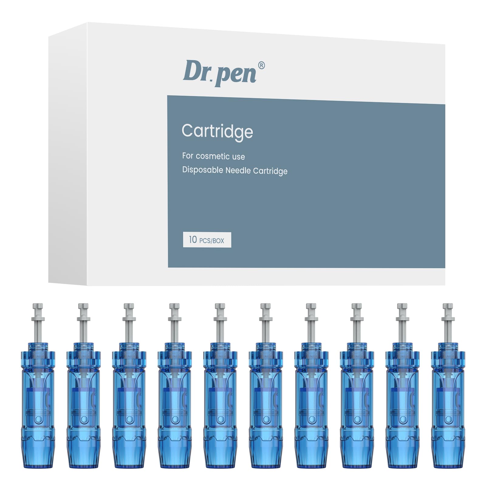 Dr. Pen M8S Kartuschen 36 Pins, Dr.pen Ersatzkartuschen für Dr. pen M8S/A8S/A9/A11, Original Einweg Microneedling Kartuschen (36 Pins, 10Pcs)