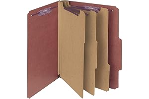 Smead Classification File Folders with SafeSHIELD Fasteners
