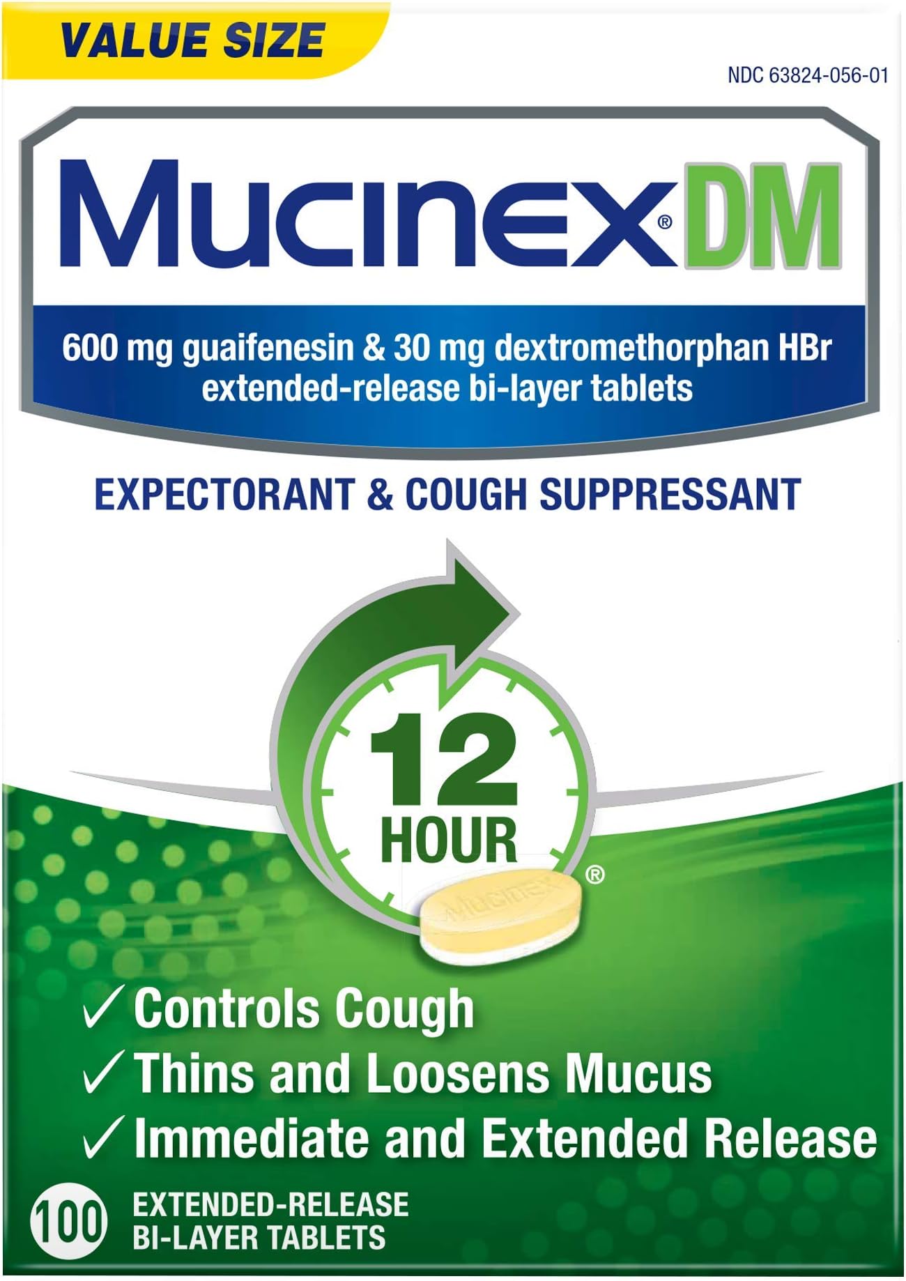 Dm - Extended Release Bi-Layer Tablets, 100 Count