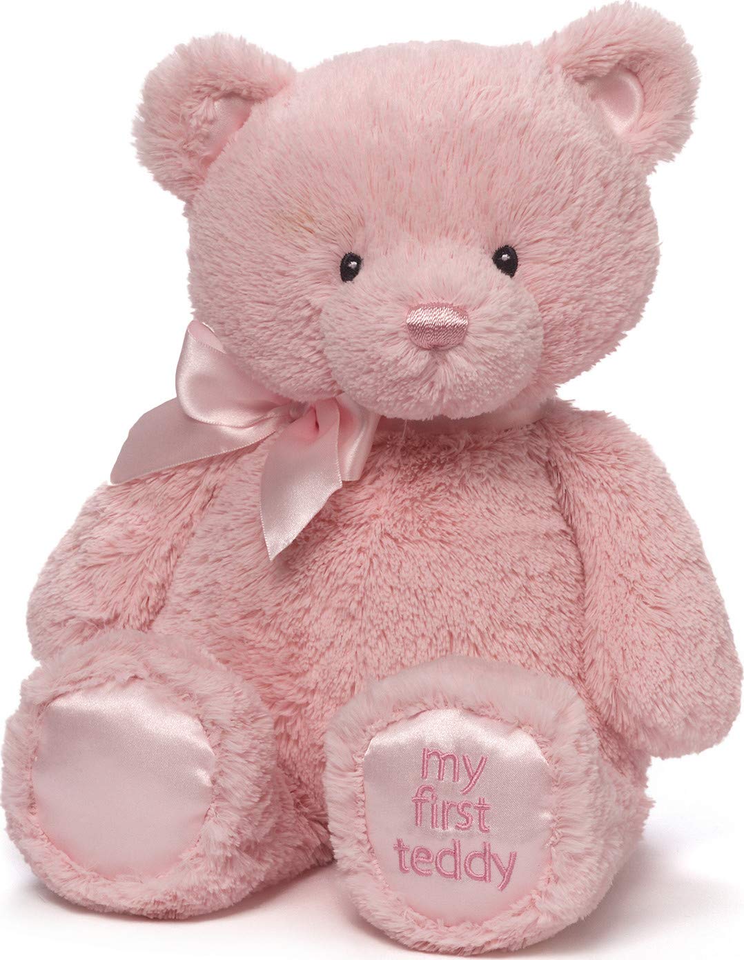 GUND – 6055513 – Plüschtier Baby – Spielzeug für Kleinkinder – Mein erster Bär, Rosa 40 cm