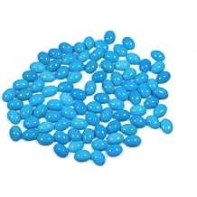 Natural Arizona Turquoise 3X4mm Oval Shape Cabochon Cut Loose Gemstone For Jewelry Making | AAA Quality Sleeping Beauty Arizona Turquoise Calibrated Size Semi-Precious Gemstone