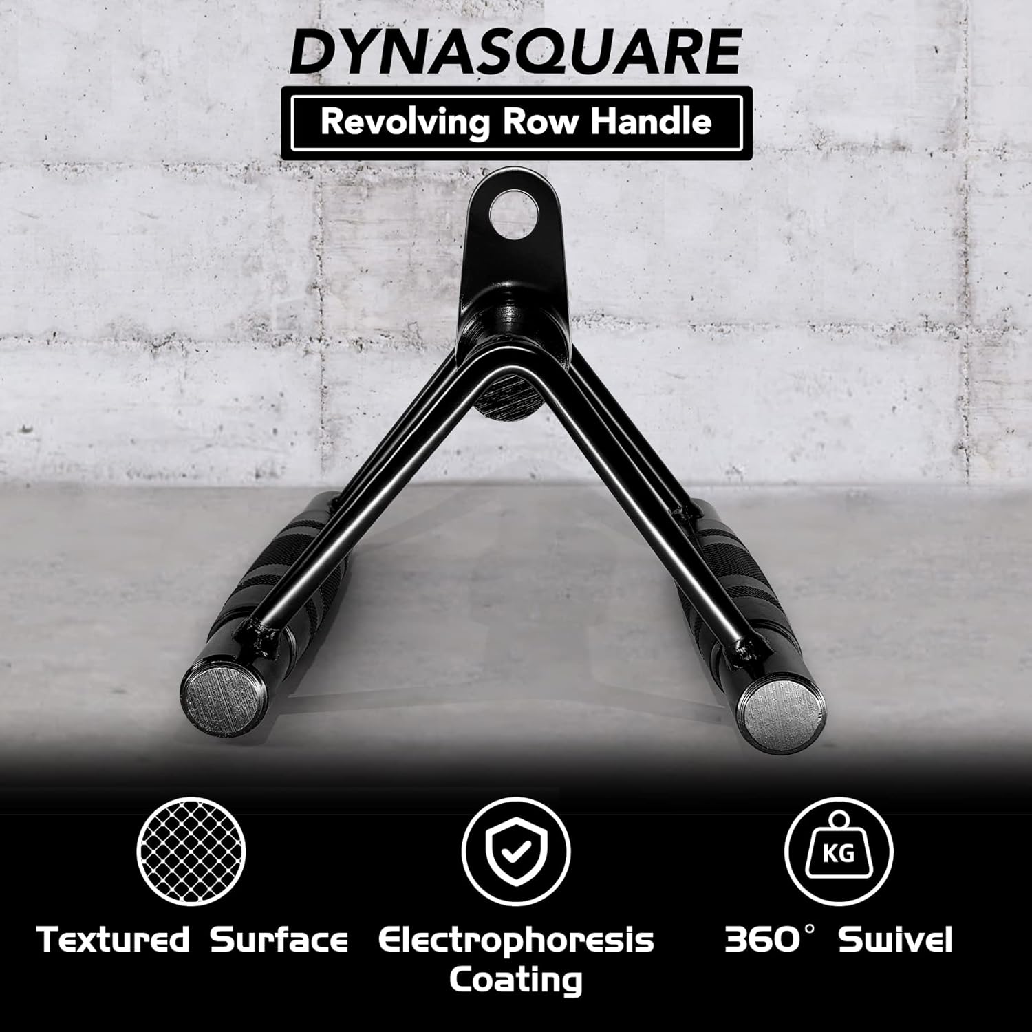DYNASQUARE Cable Attachments for Home Gym, LAT Pulldown Equipment