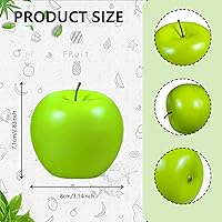 Vista 5 de Caja de 12 manzanas verdes artificiales