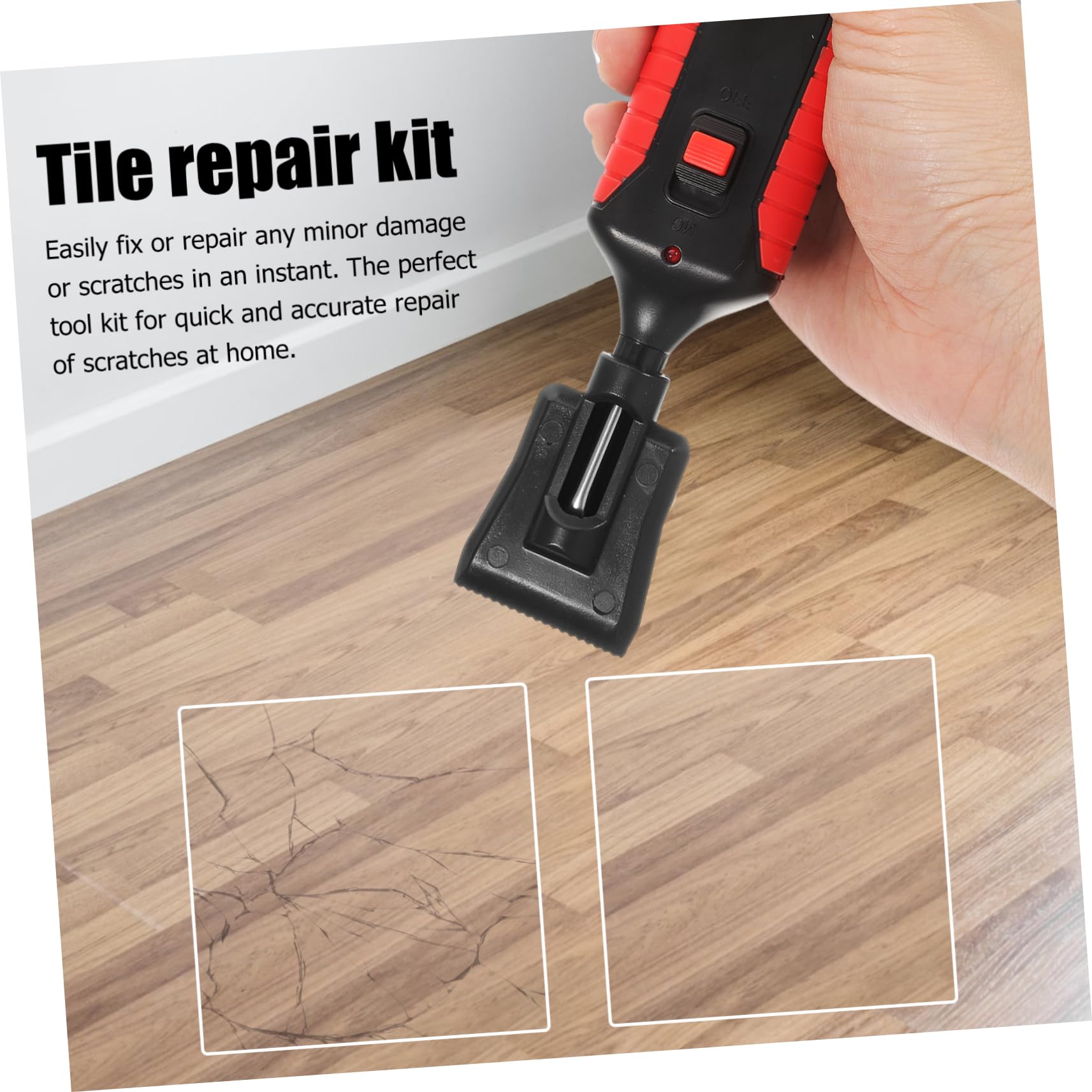 HOMSFOU Kit De Reparación De Azulejos Para Encimeras Laminados y Bañeras Relleno Para Azulejos Agrietados y Baldosas De Porcelana Desconchadas Colores