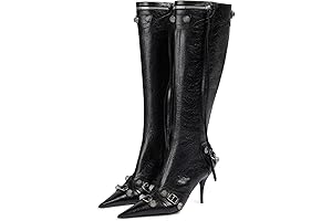 Women's Stiletto Balenciaga Knee High Boots