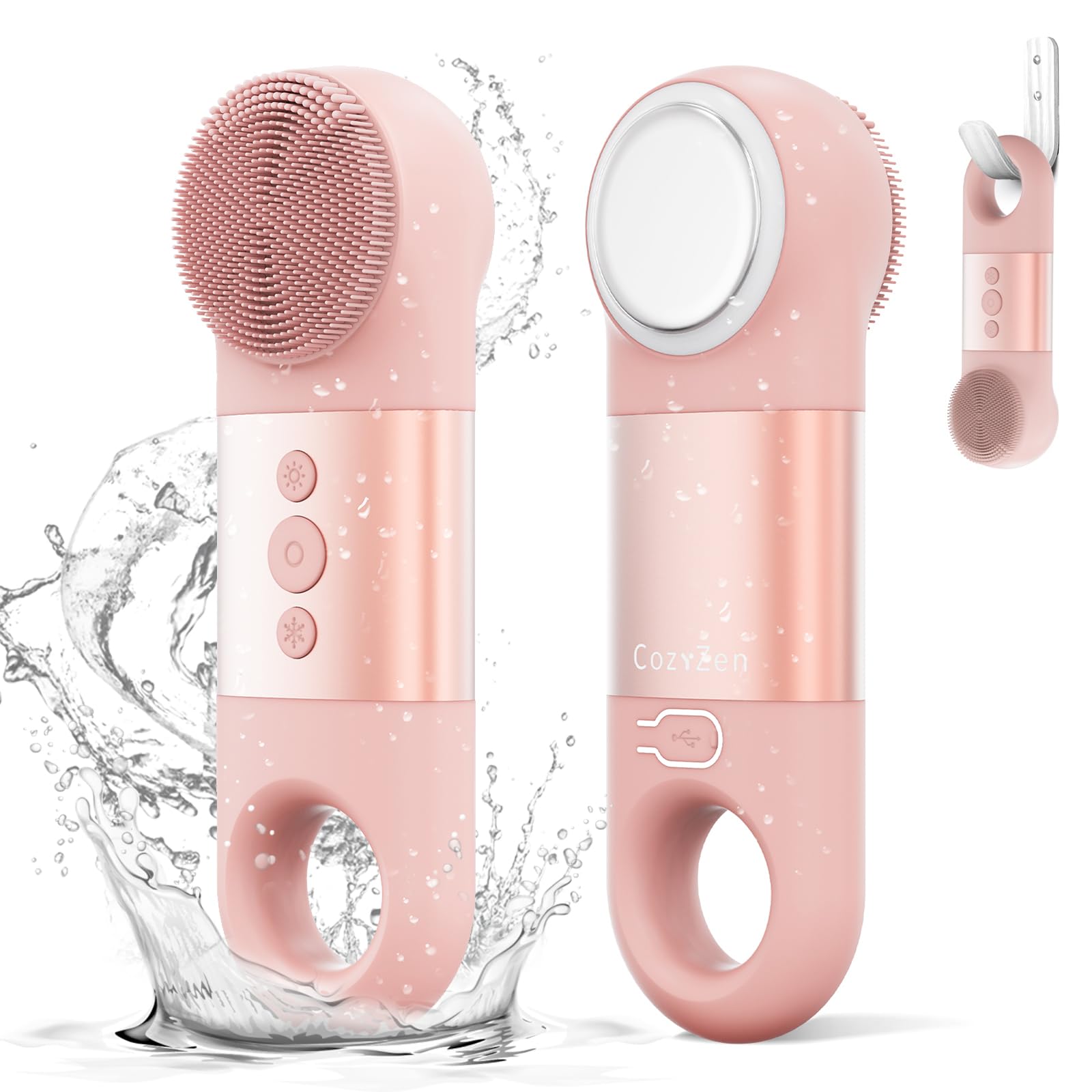 Amazon.com: CozyZen Facial Cleansing Brush, IPX7 Waterproof and