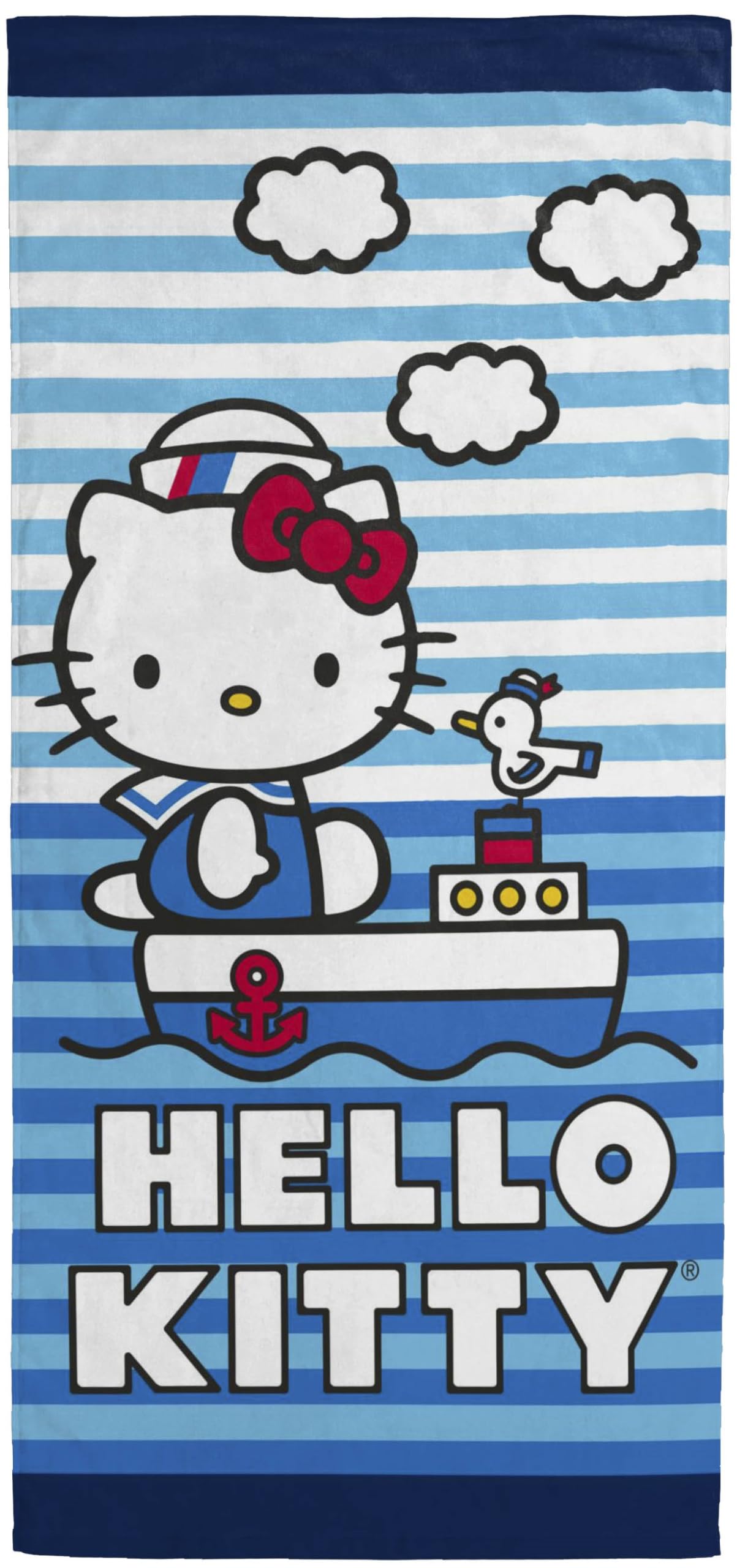 Hello Kitty ビーチタオル Amazon.com: Jay Franco Hello Kitty Bath Pool Beach Towel