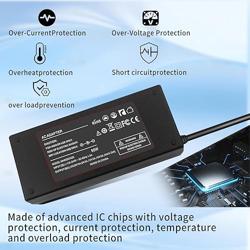 Miniatura 7 de Cargador de batería adaptador de corriente USB-C de 65 W para cargador de batería NOCO GBC011 NOCO Boost X GBX45 GBX55 GBX75 GBX155 y Boost Air AX65