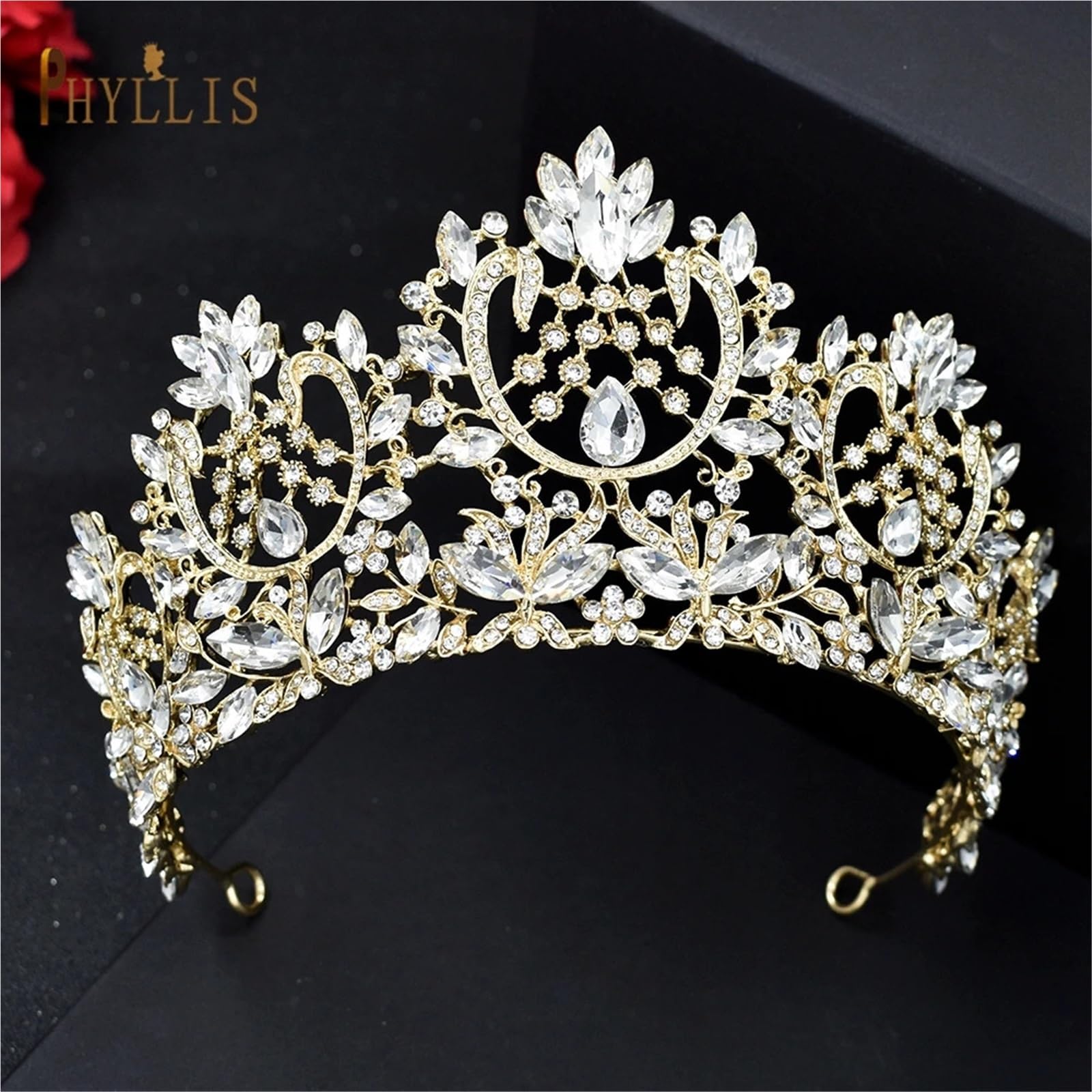 Corone da sposa in cristallo con fascia for capelli Per donna