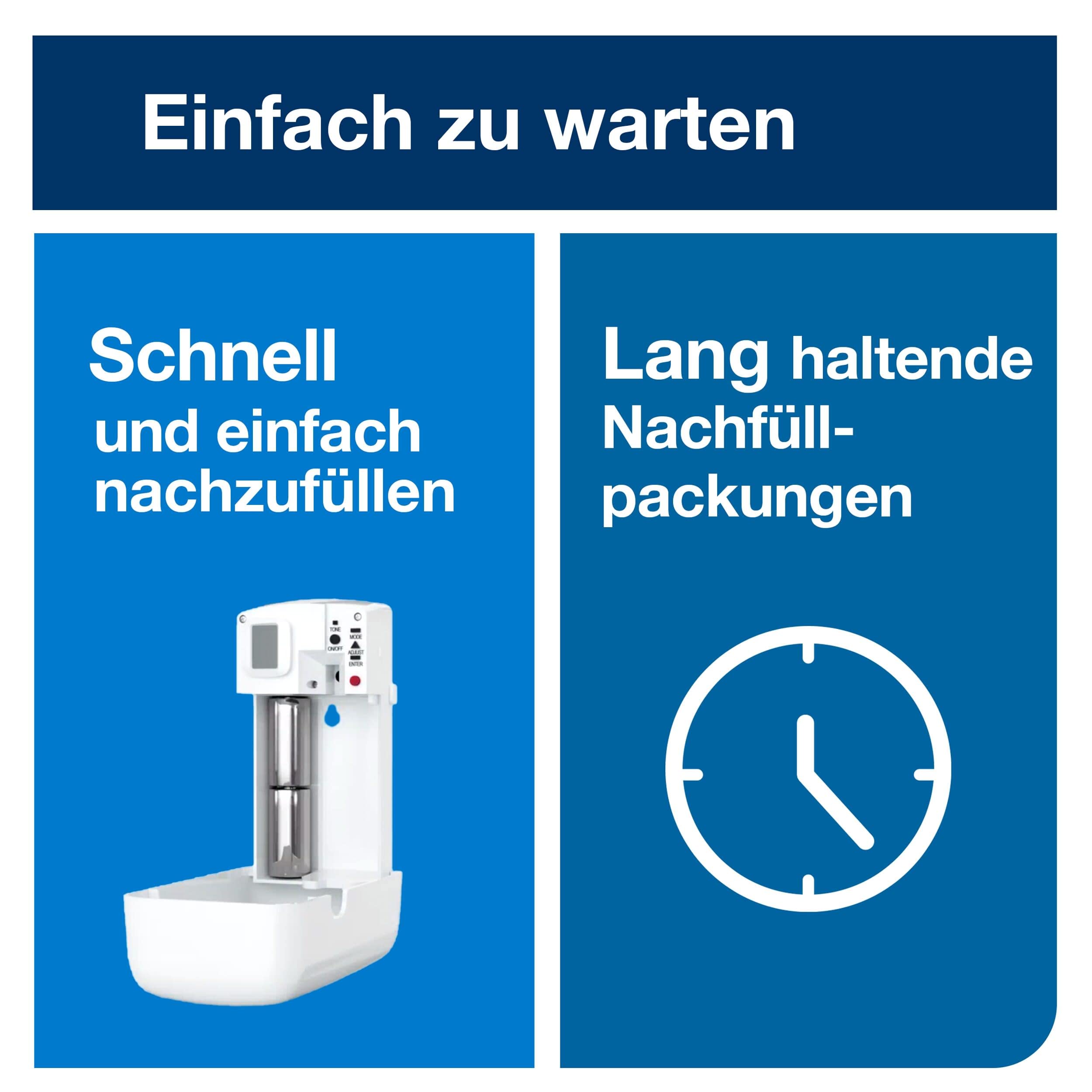 Tork 562000 Spender für Lufterfrischer Sprays A1 - für eine duftende Atmosphäre / Leicht programmierbar / Einfaches Nachfüllen / Lange Batterielaufzeit / Mit Füllstandsanzeige / 9.7x17.4x6cm (BxHxT)