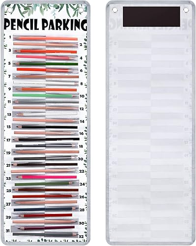 Diagrama de bolsillo para lápices, organizador de bolsillo para lápices, organizador de lápices, tela de nailon con ojales y tira magnética para