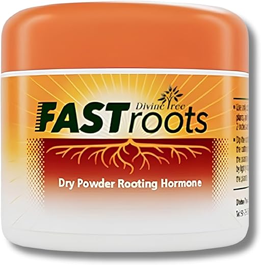 DIVINE TREE Fast Root Dry Rooting Hormone Powder For Plants Cuttings-Ideal for rapid rooting & propagating all plants-Enhances Root Development for…