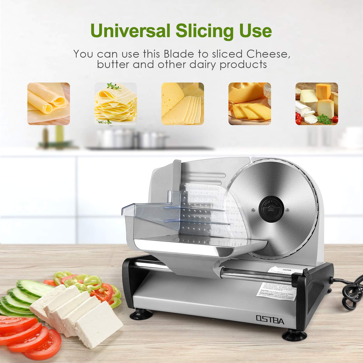 Amazon.com: Meat Slicer Blade OSTBA 7.5