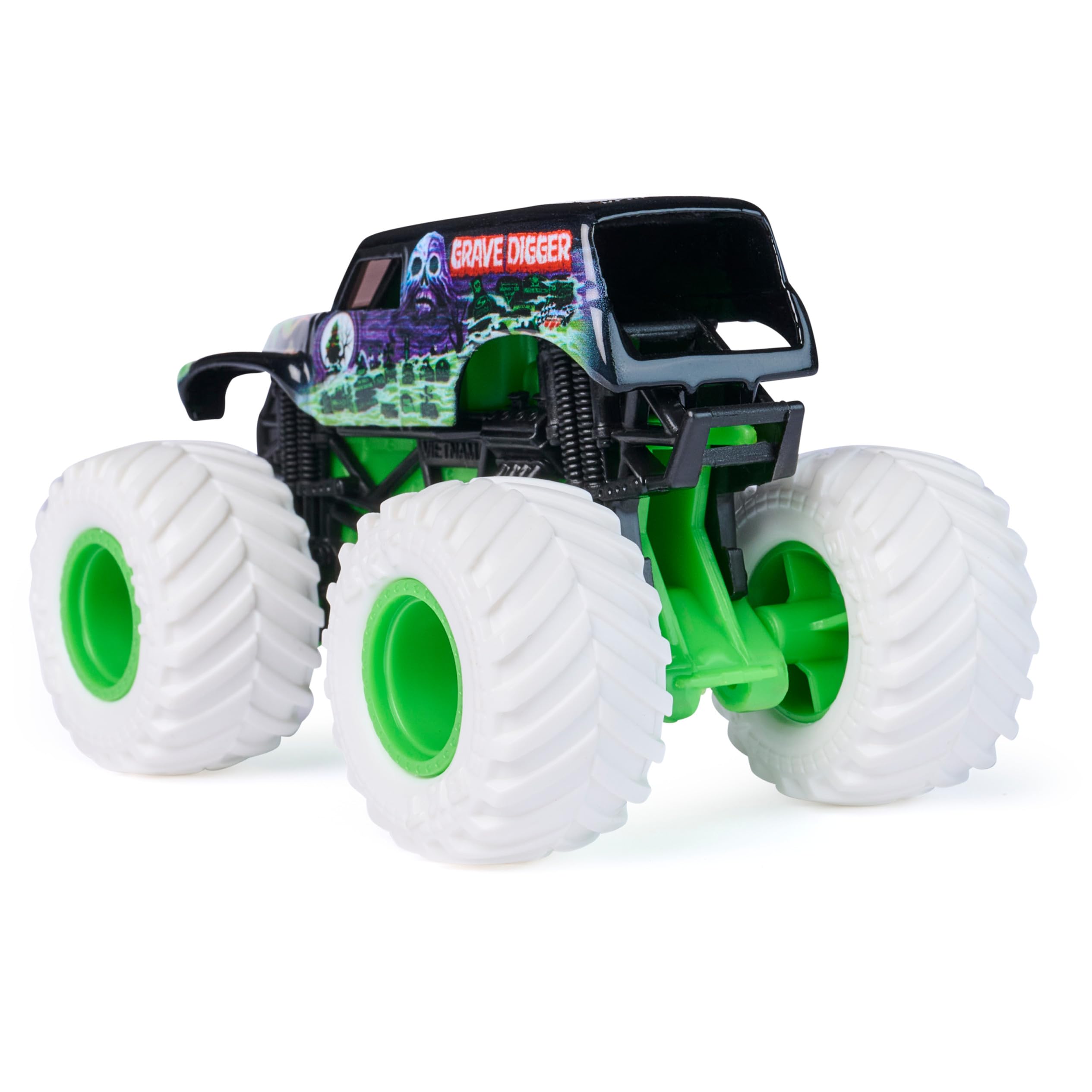 Monster Jam Veicolo pressofuso Monster Truck scavatrice per tombe, scala 1