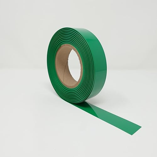 Miniatura 7 de STORE FIXTURES DIRECT Inserto decorativo de vinilo para estante de góndola, tira de acento de canal de boletos 130' x 1.25", verde