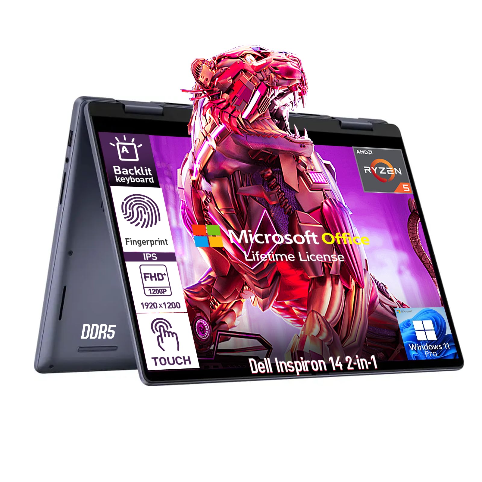 Amazon.com: Dell Inspiron 14 2 in 1 Touchscreen Laptop, 14