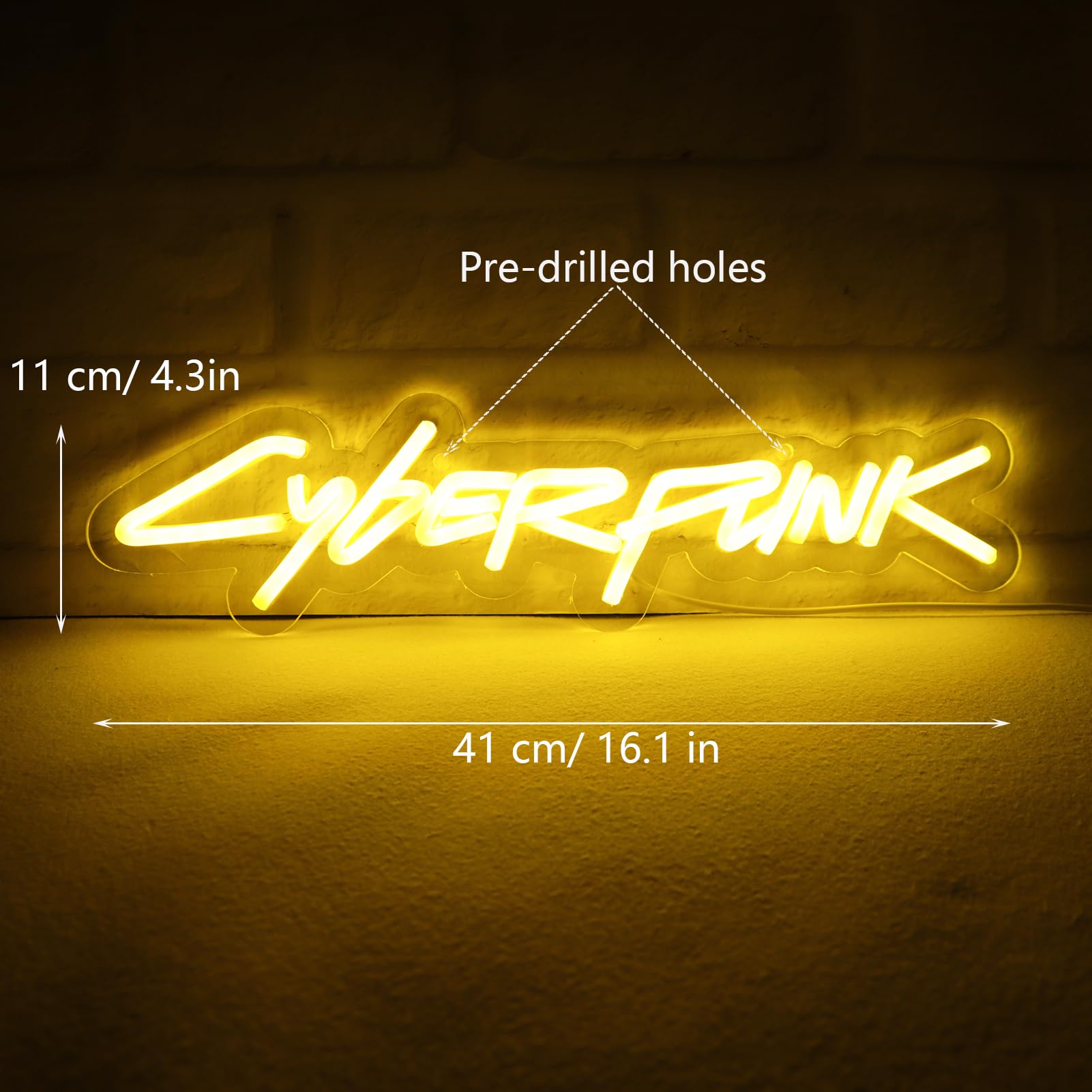 オリジナルネオン管CYBERPUNKネオンライト サイバーパンク LED看板