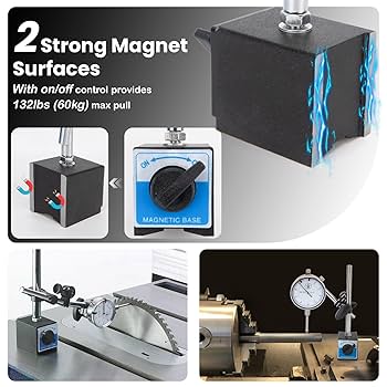 eyeknow74です Dial Indicator with Magnetic Base and Point Precision