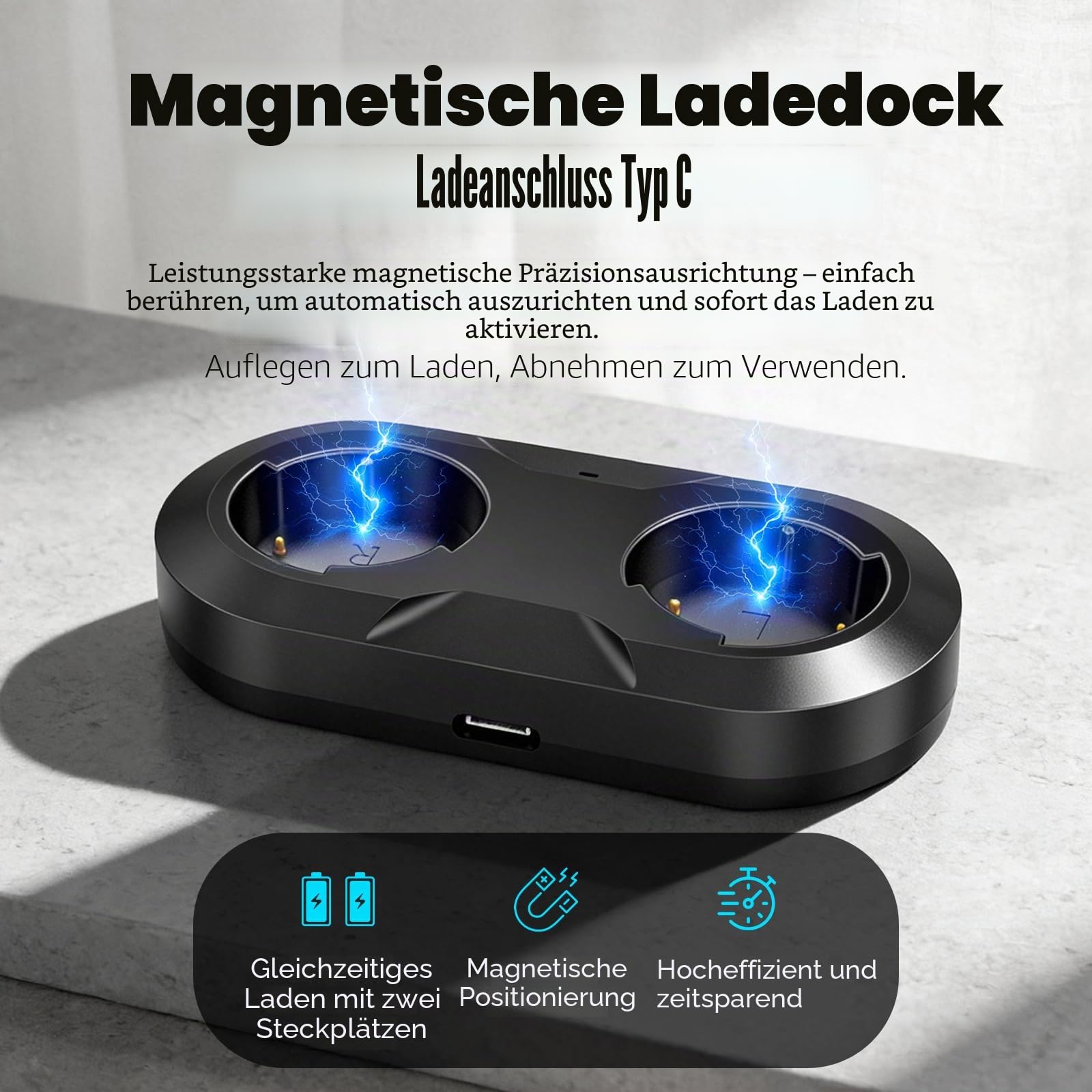 Lenkergriff-Set mit kabellosem Blinker für Elektroroller 2,2 cm Durchmesser Griffe mit Fernbedienung und Ladegerät Zubehör