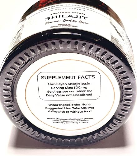 Miniatura 5 de Resina Shilajit orgánica pura del Himalaya secada al sol  1.06 onzas  Natural  Hecho a mano  Suministro de 2 meses