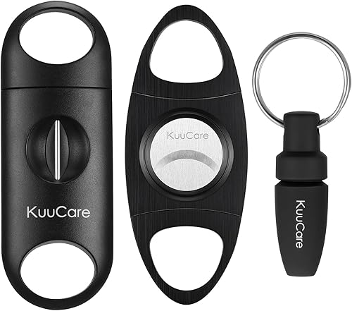 Cigar Cutter 3 Pack - Guillotine Cutter, V-Cutter