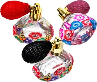 POPETPOP 3 Pçs Frasco De Perfume Vazio Spray Garrafas De Vidro Perfume Spray Garrafas Perfumes De Hombre Recipientes De Vidro Recarregáveis Garrafa De Embalagem De Perfume Viagem Férias