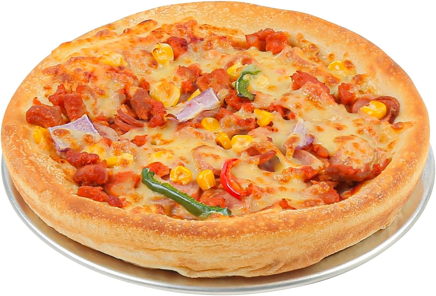 Restaurantware 8 Inch Aluminum Pizza Screen Pack of 144 Mesh Baking Tool For Crispy Crust, Lightweight Stackable Seamless Rim Rust-Resistant Baking Screen, Reusable for Pizzerias, Home Oven Use
