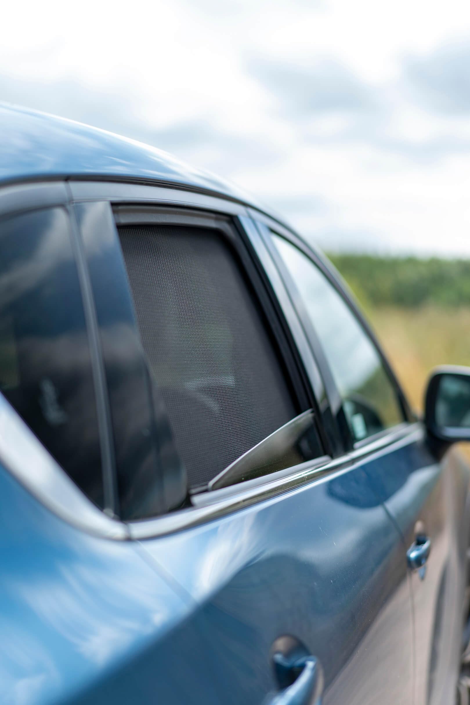 Satz Car Shades (Hintertüren) kompatibel mit Mazda CX5 2017- (2-teilig) Passgenaue Sonnenschutzblenden
