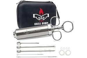 Meat Injection Syringes with Flavor Infused Needles 3-Pack