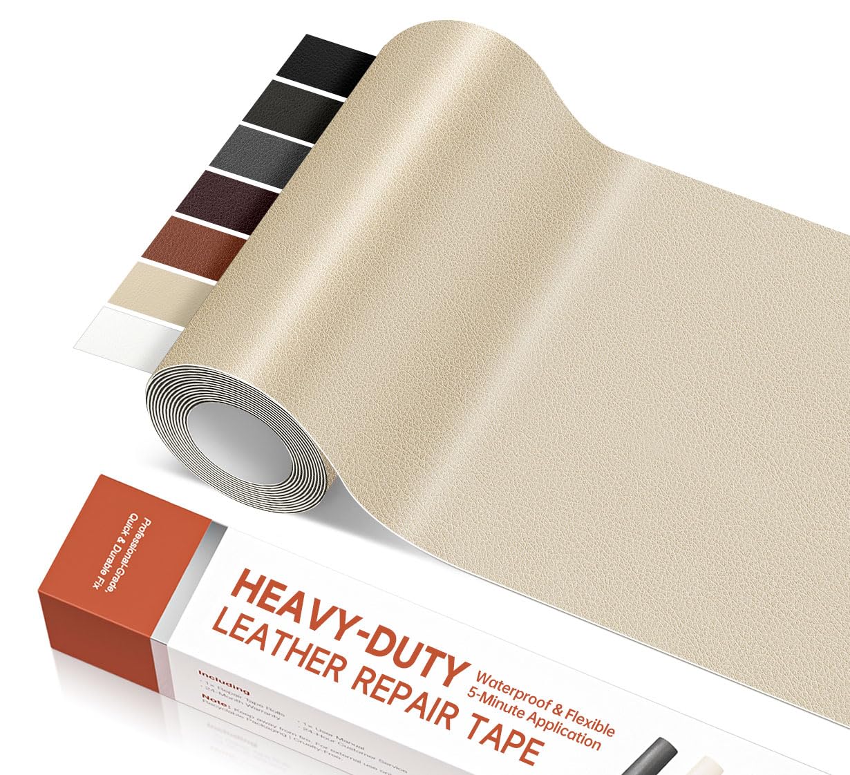 HUISHCHILI Leather Repair Tape, Vinyl Repair Kit for Furniture Car Seat
