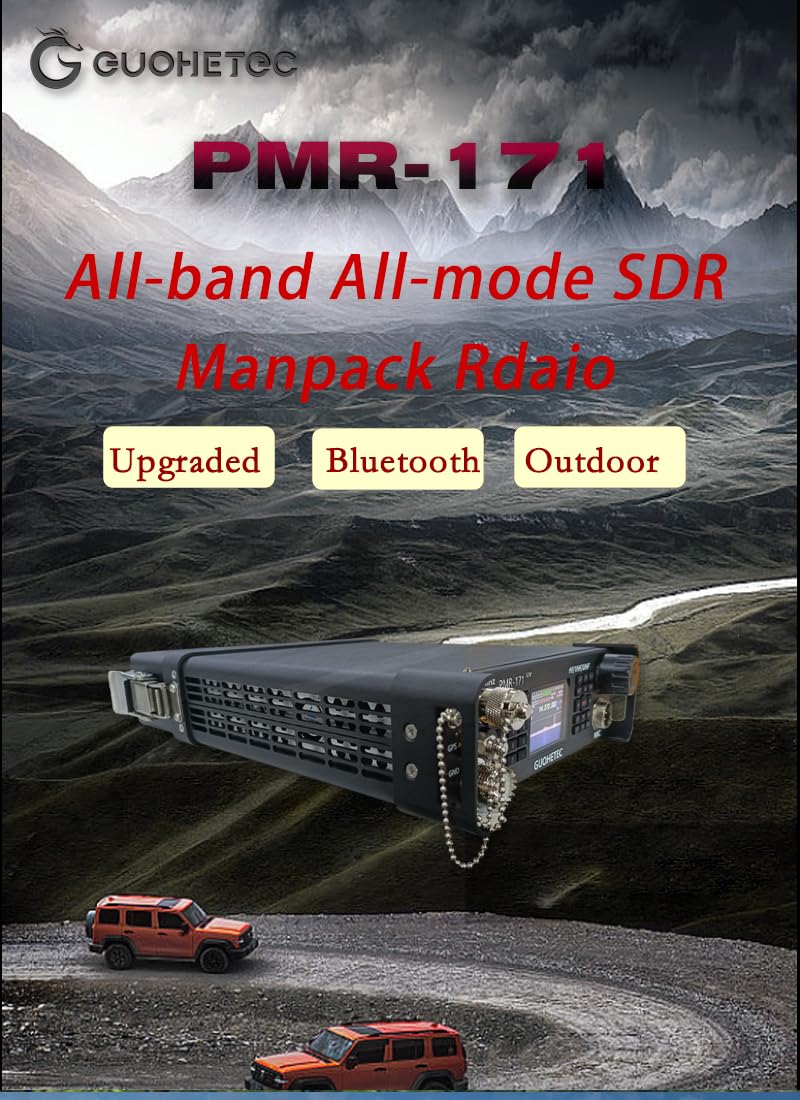 GUOHETEC PMR-171 All-band All-mode SDR CB Radio 100KHz-2GHz 20W