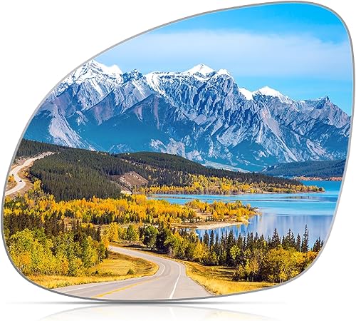 BDFHYK Espejo retrovisor lateral izquierdo del conductor compatible con TIGUAN 2009-2017 VW Espejo retrovisor convexo (izquierdo)