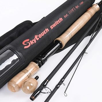 MAXIMUMCATCH Two-handed Switch & Spey fly rods fast action Fly Fishing rod with cordura tube