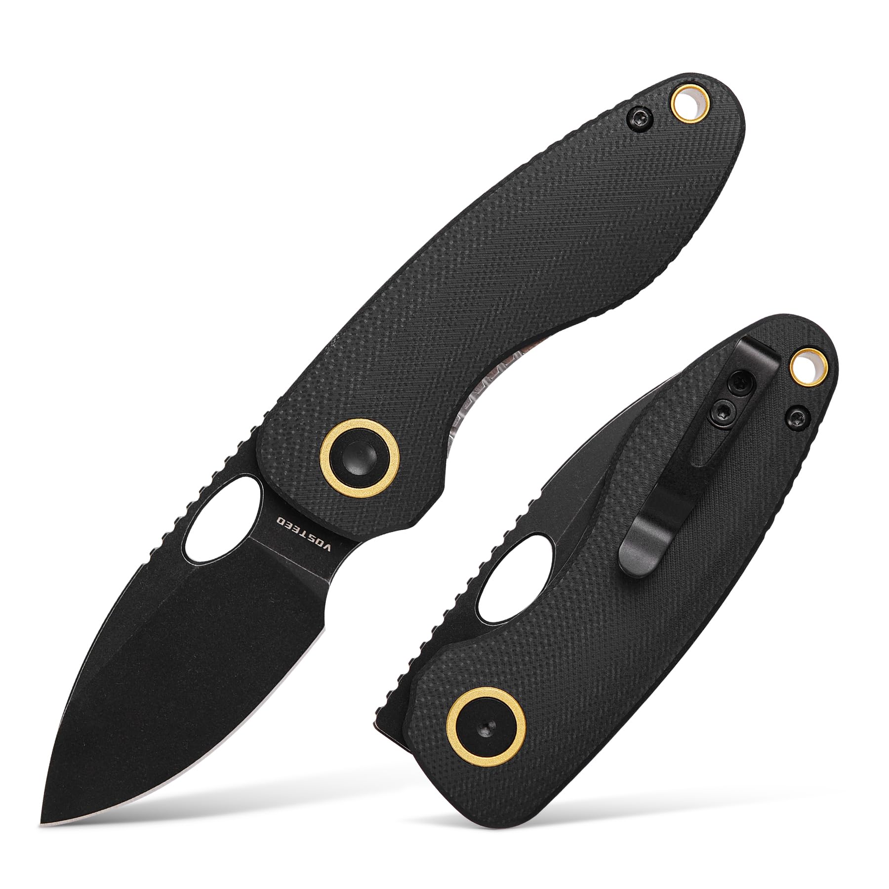 VosteedPocket Knife Folding Knife: 2.46" EDC Knife for Men Small Pocket Knives for Men Women Gifts Sharp Cool Pocket Knife with Clip Sandvik 14C28N Blade G10 Handle - Mini Acorn