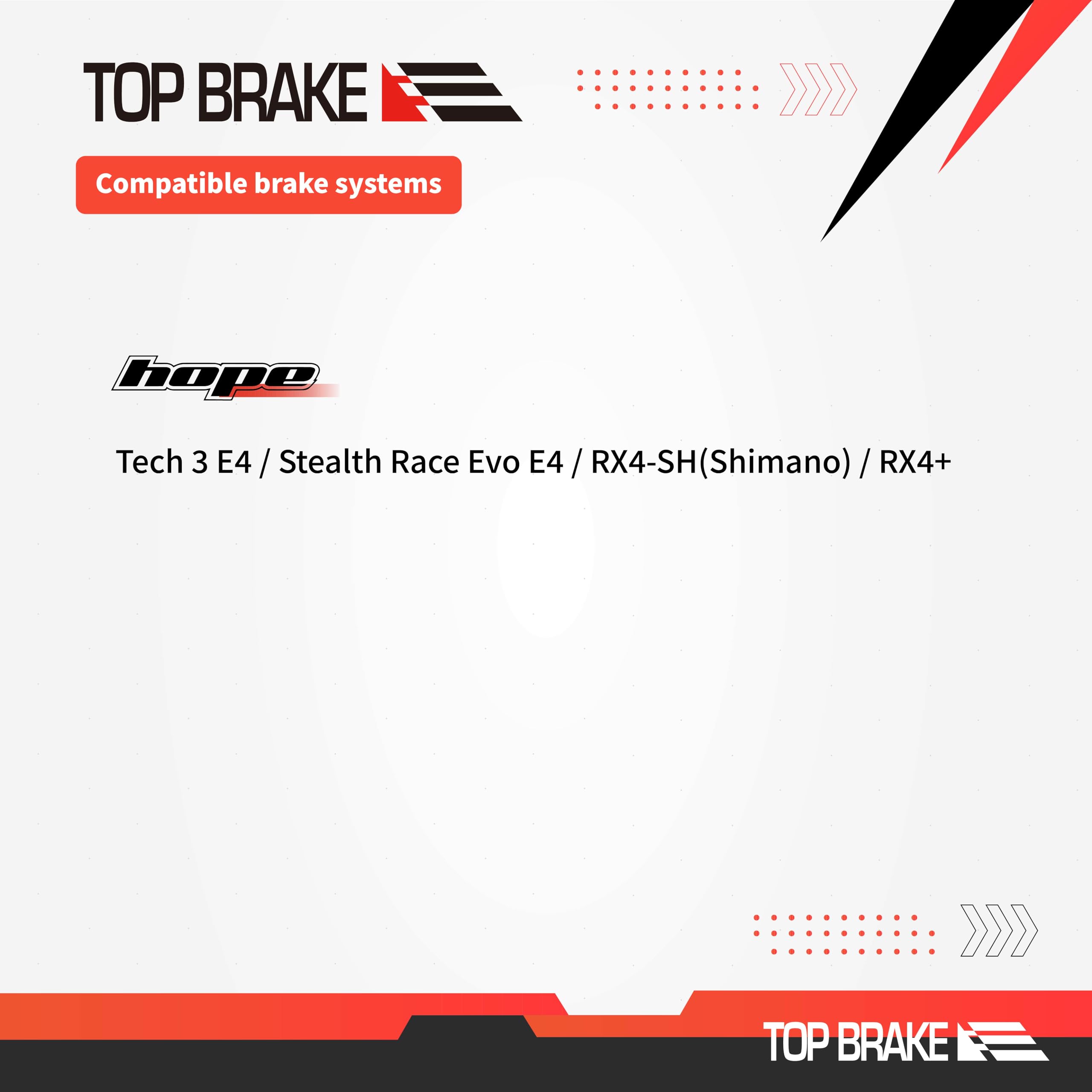 Hope Hoft4vbfr Freno A Disco Anteriore Tech 4 V4 4 Pistoni Rosso Nero - Foto 5