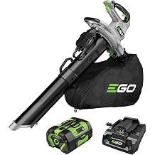 EGO Power+ LV5005 Leaf Vacuum and Mulcher with 500 CFM Blower, 6.0Ah Battery and 320W Charger Included