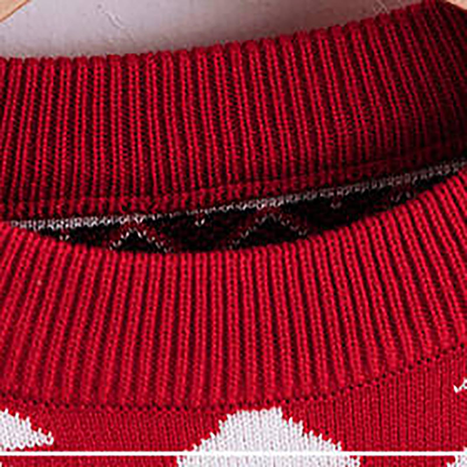 Jersey Navideño Niño Suéter Navidad Sudadera Invierno Niña Copos de Nieve y Reno Prendas de Punto Jersey Navideño Niña Ropa Navidad Bebe Pullover Cálido