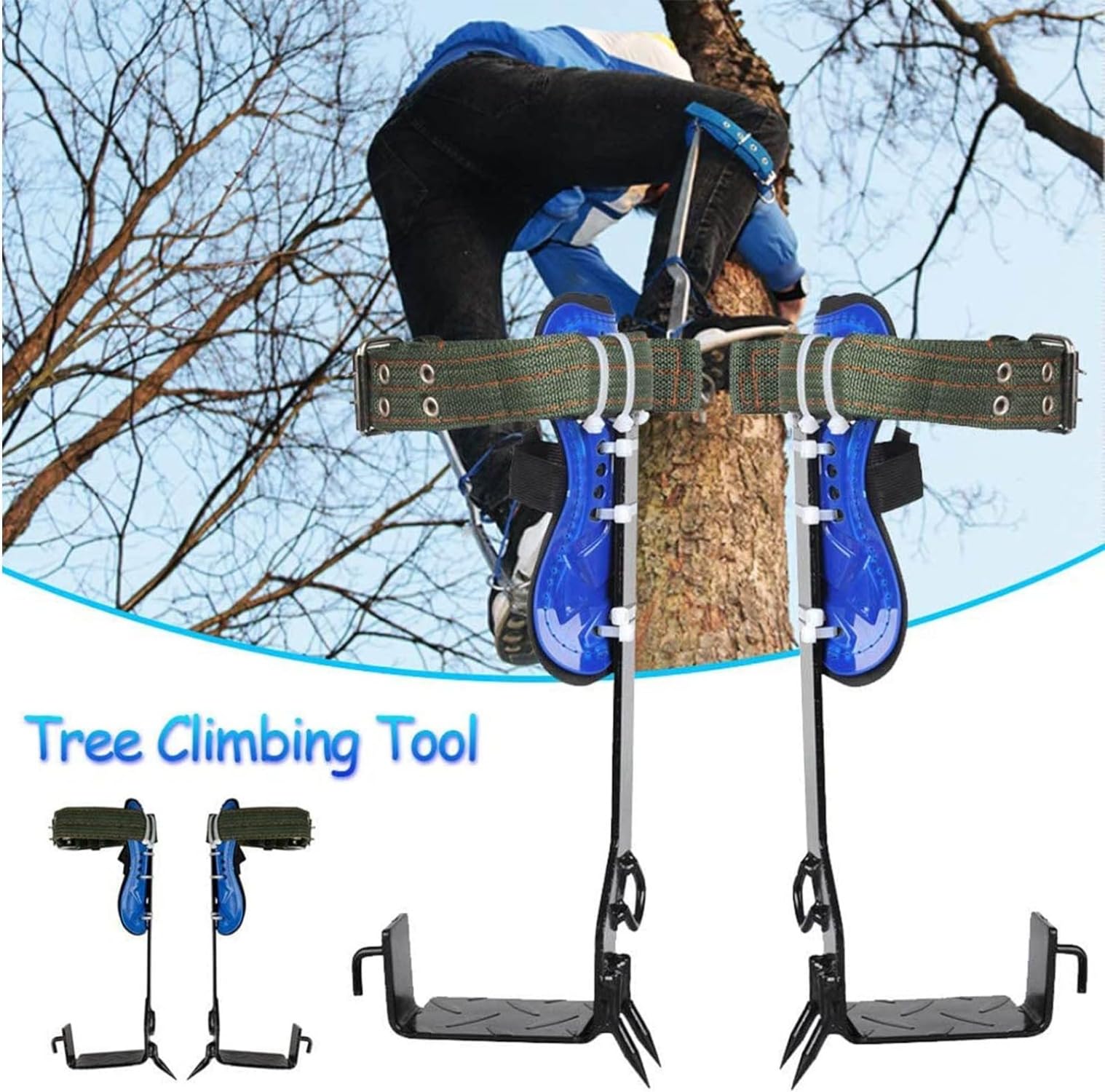 Amazon.co.jp: 木登り器 、ツリークライミング 道具 一式