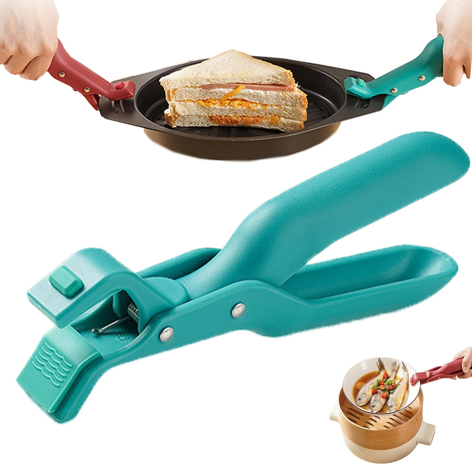 Lyoveu Multi-Function Anti-Scald Bowl Clip,Multi-Purpose Anti-Scald Bowl Holder Clip For Kitchen,Anti-Scald Bowl Holder Clip For Kitchen,Hot Bowl Dish Plate Gripper Clips Tongs Clamp Holder