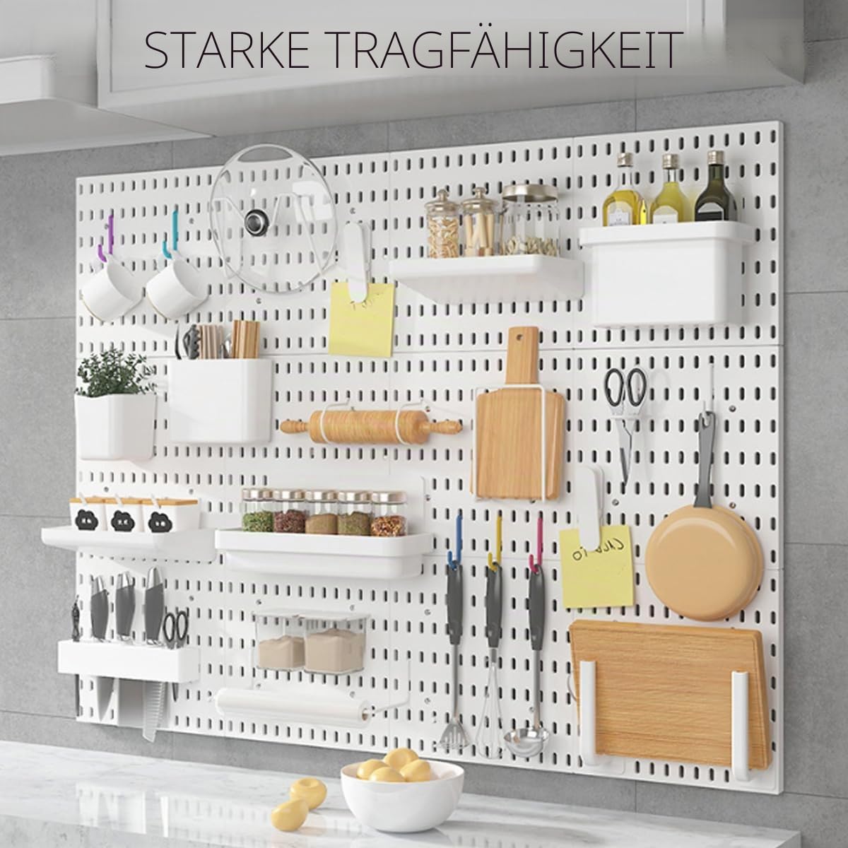 Werkzeuglochwand Stecktafel Kombinationsset Wandorganizer Lochwand