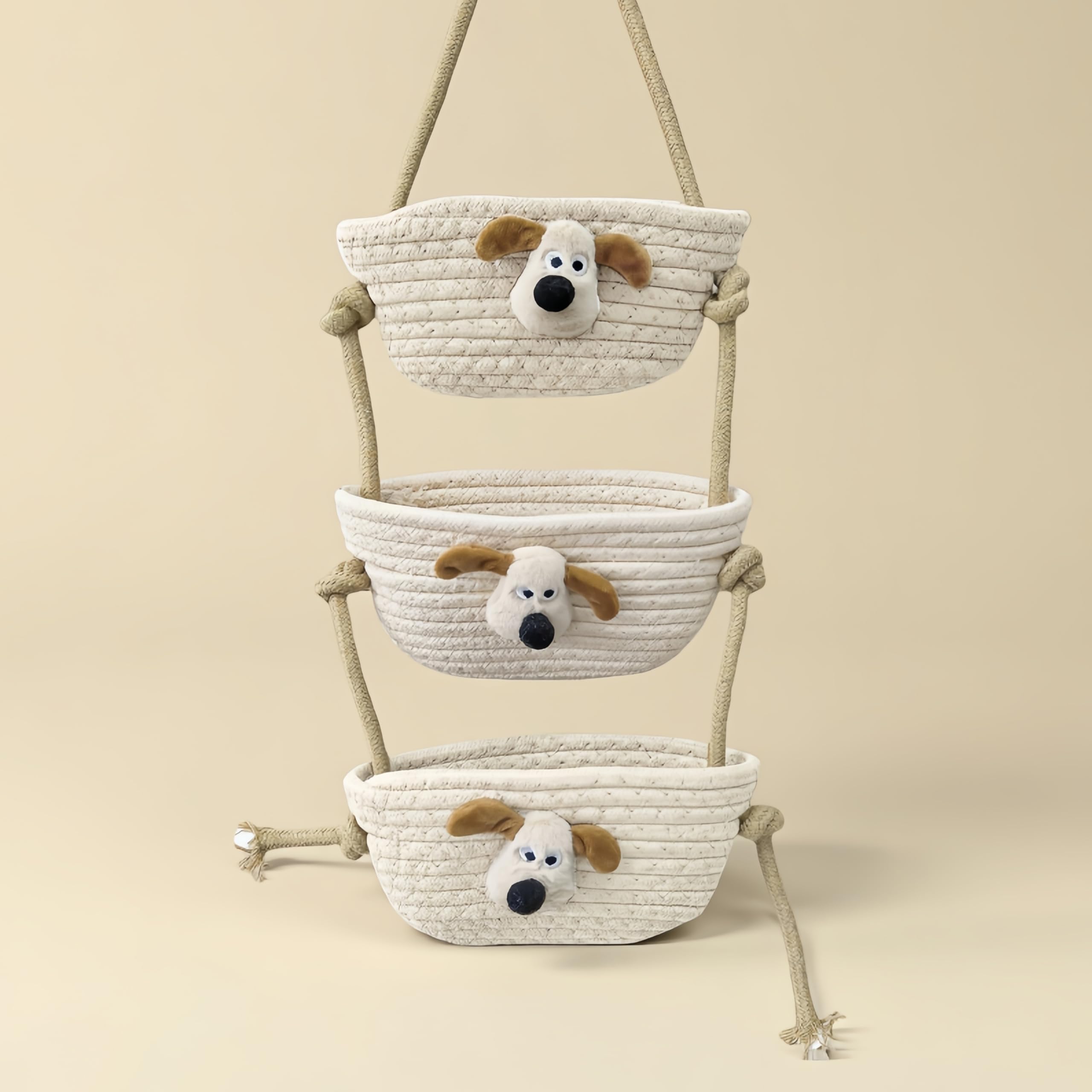 Amazon.com: Zdesign Small Hanging Baskets for Organizing, 3 Tier