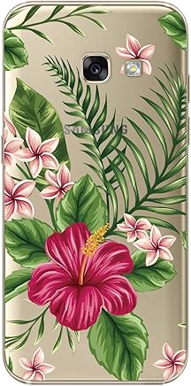 NOVAGO Funda Compatible Samsung Galaxy A5 2017 (A520) Gel de Silicona irrompible con Motivos (Ramo ex?tico) NOVAGO Funda Compatible Samsung Galaxy A5 2017 (A520) Gel de Silicona irrompible con Motivos (Ramo ex?tico)