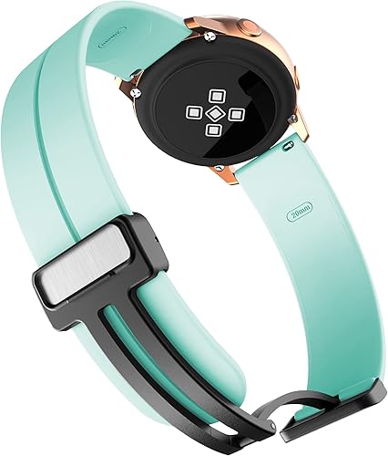 Miniatura 4 de Paquete de 2 pulseras magnéticas de 0.787 in para Samsung Galaxy Watch 6 1.575 in 1.732 in 1.693 in 1.850 in5 Pro Band 1.772 inGalaxy Watch 5 4