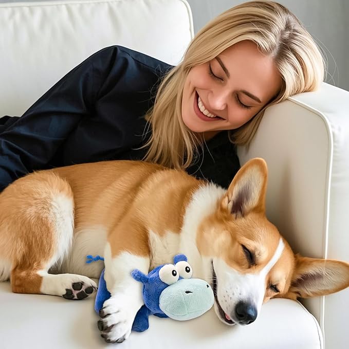 Juguete Squeaky Hippo para Perros Todas las Razas miniatura 7